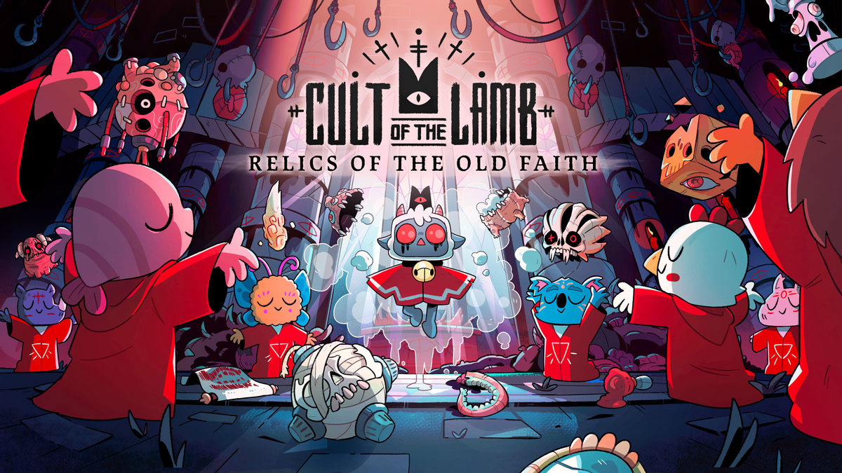 Devolver Digital показала ключевую иллюстрацию DLC Relics of the Old Faith для Cult of the Lamb