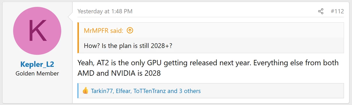 NVIDIA RTX 60 and nearly all Radeon on RDNA 5 could be delayed until 2028 NVIDIA RTX 60 and nearly all Radeon on RDNA 5 could be delayed until 2028