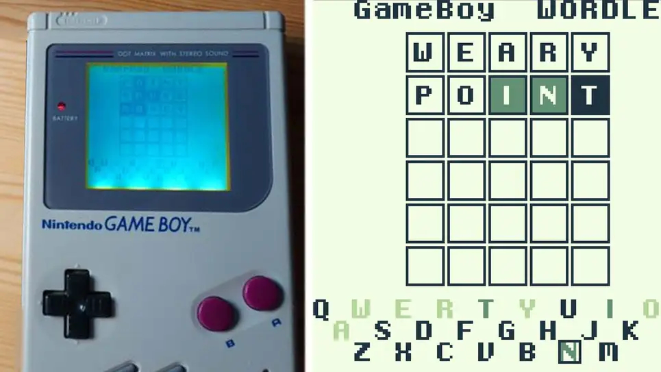 Игра Wordle перебралась на Game Boy