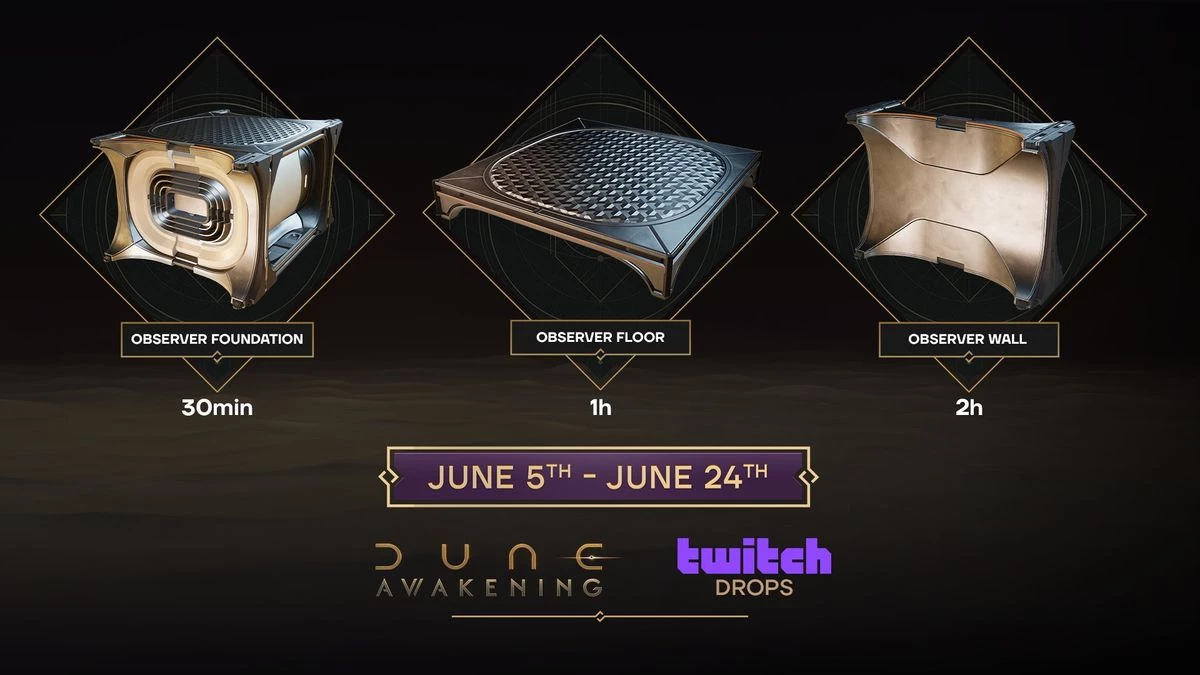 В награду за просмотр стримов Dune: Awakening на Twitch выдают действительно красивые вещи В награду за просмотр стримов Dune: Awakening на Twitch выдают действительно красивые вещи