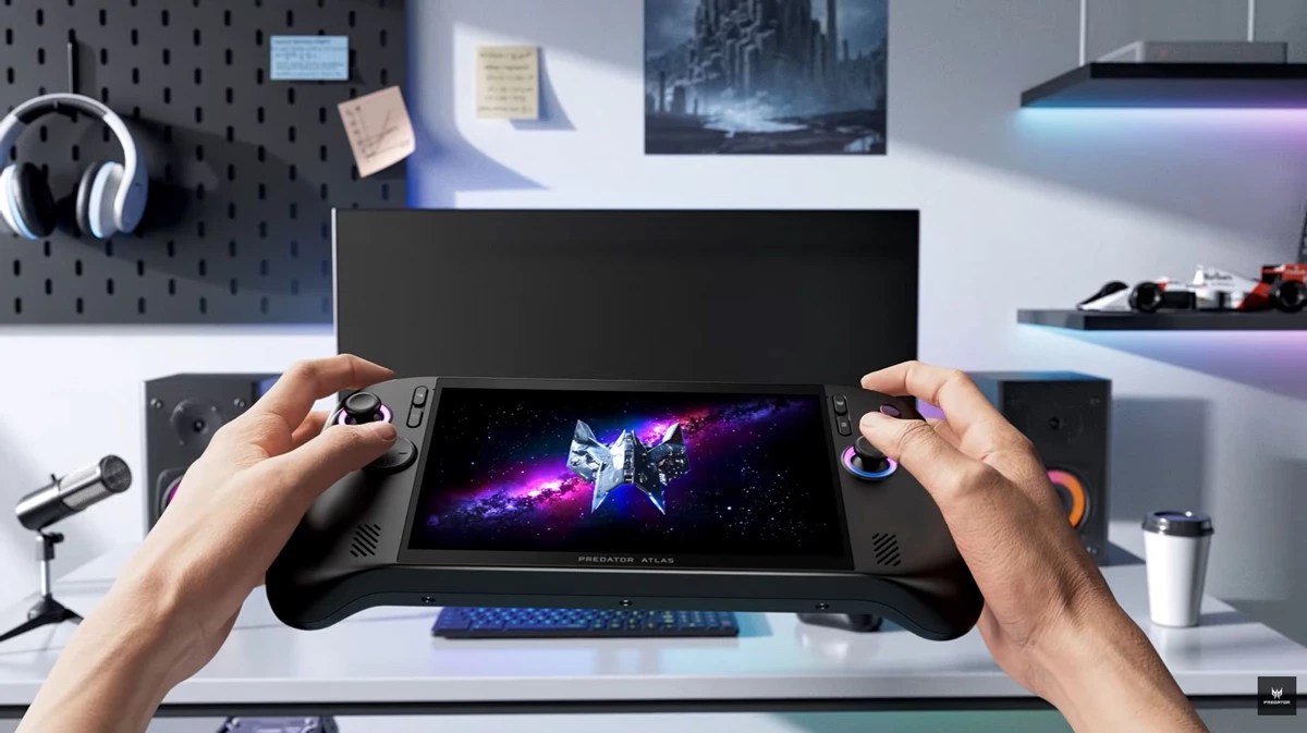 Acer представила Predator Atlas 8 — свою первую портативную консоль на чипах Intel Arc G3 Acer представила Predator Atlas 8 — свою первую портативную консоль на чипах Intel Arc G3