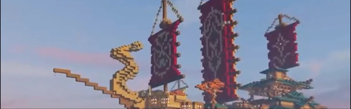 Карту из Genshin Impact воссоздали в Minecraft Карту из Genshin Impact воссоздали в Minecraft