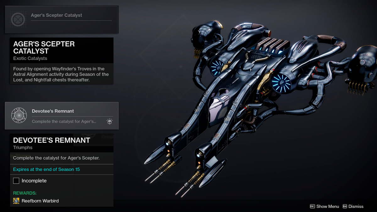 Destiny 2 - Квестовая цепочка на новую экзотическую винтовку и ее особенности