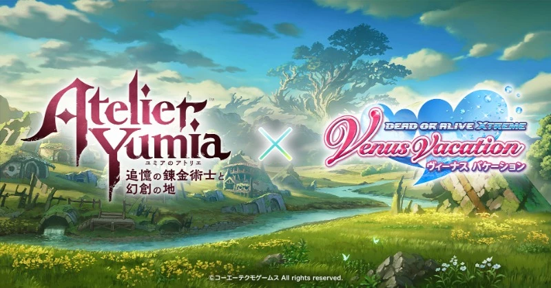 Алхимик Юмия вообще везде — анонсирована коллаборация Venus Vacation Prism: Dead or Alive Xtreme и Atelier Yumia Алхимик Юмия вообще везде — анонсирована коллаборация Venus Vacation Prism: Dead or Alive Xtreme и Atelier Yumia