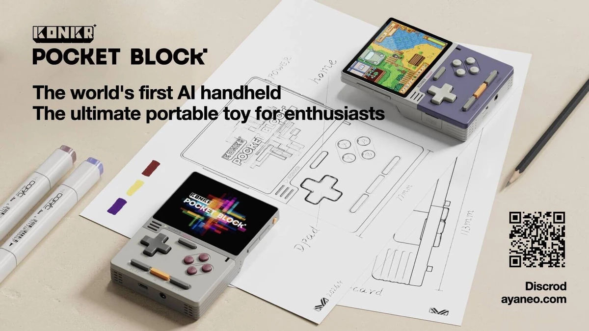 AYANEO открыла предзаказы на Pocket AIR Mini IGS Edition и представила вертикальную консоль KONKR Pocket Block AYANEO открыла предзаказы на Pocket AIR Mini IGS Edition и представила вертикальную консоль KONKR Pocket Block
