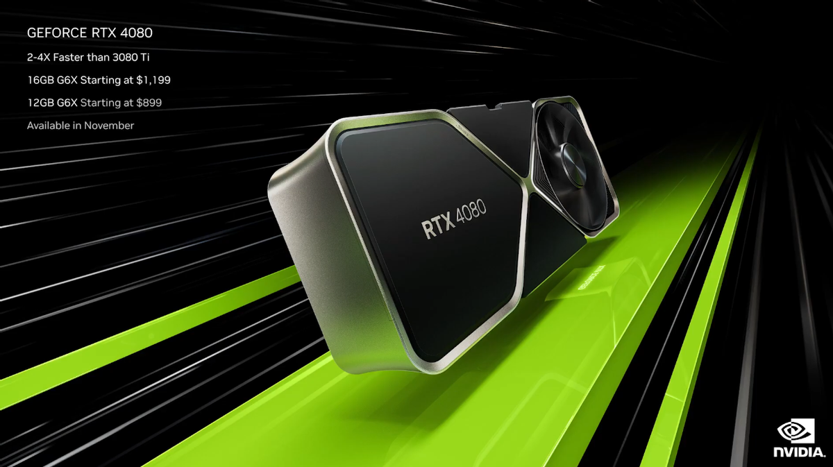 Видеокарты NVIDIA RTX 4090 и RTX 4080 официально анонсированы