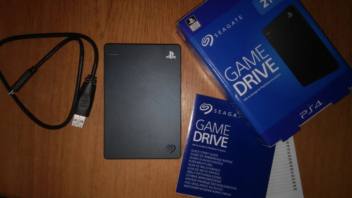 [Обзор] Seagate Game Drive for PS4 2 TB - Внешний HDD для консоли и не только