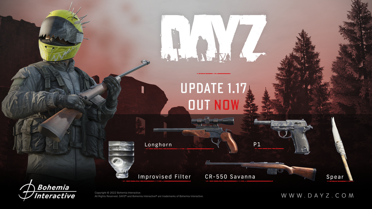 Для DayZ вышло обновление 1.17