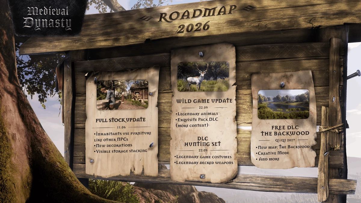 Medieval Dynasty готовит охотничий сезон с легендарной добычей и новым DLC Medieval Dynasty готовит охотничий сезон с легендарной добычей и новым DLC