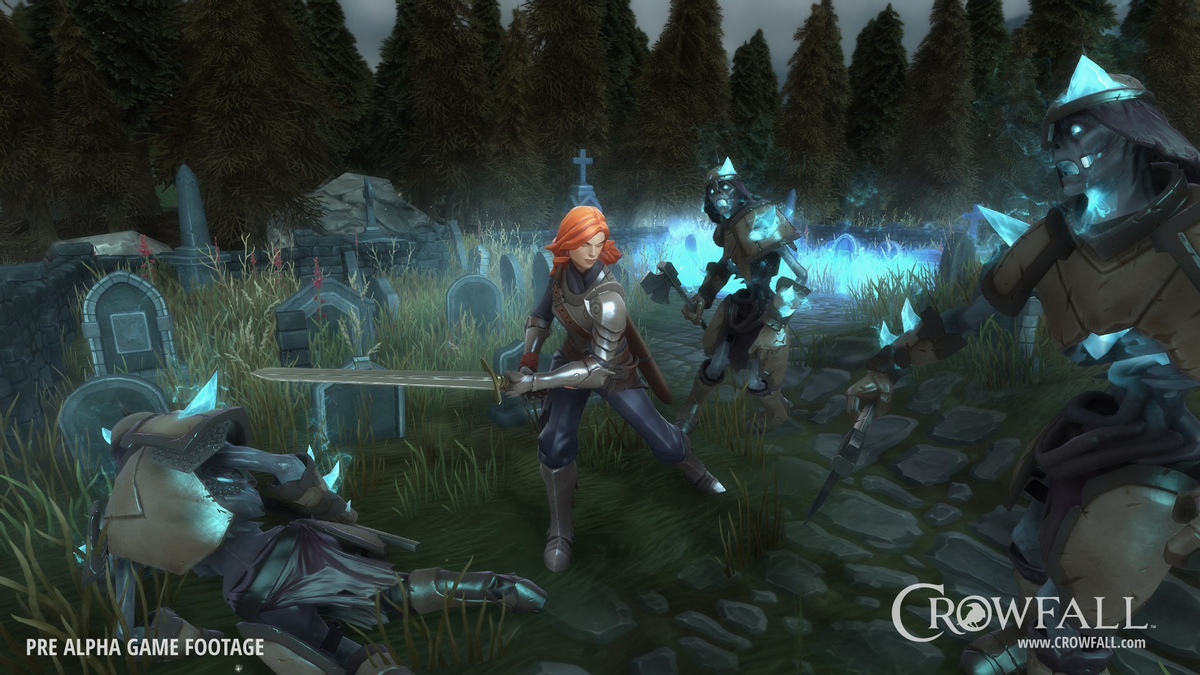 Скриншоты игры Crowfall.