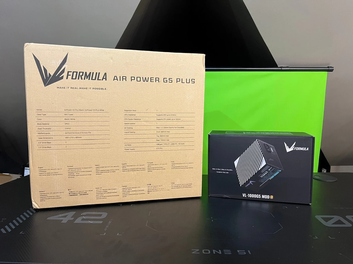 Лучшее комбо, корпус Formula Air Power G5 Plus  и блок питания Formula VL-1000G5 MOD