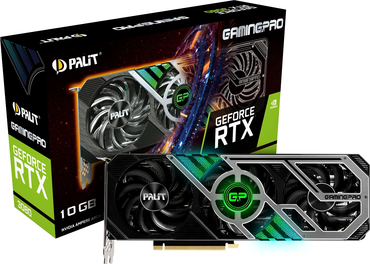 Представлены RTX 3090, 3080 и 3070 в исполнении Palit