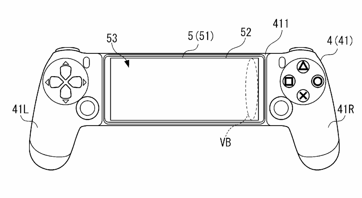 Sony запатентовала контроллер для смартфонов
