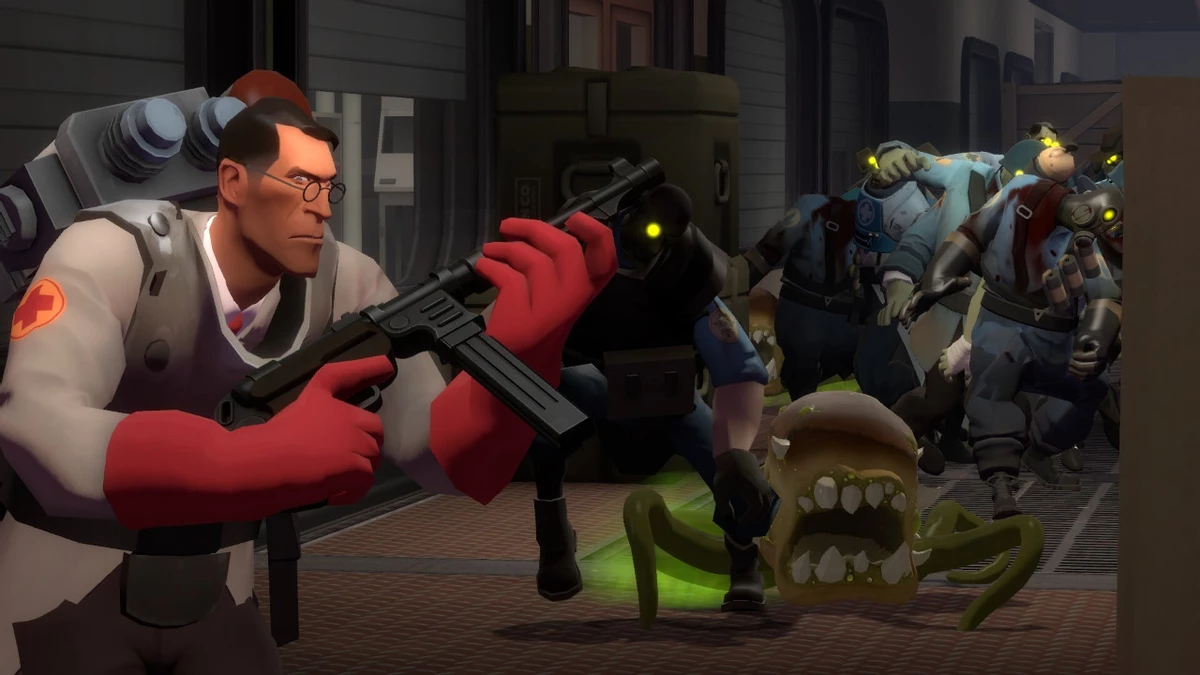 Зомби-апокалипсис в Team Fortress 2: всё о новом режиме Mann Versus Zombies Зомби-апокалипсис в Team Fortress 2: всё о новом режиме Mann Versus Zombies