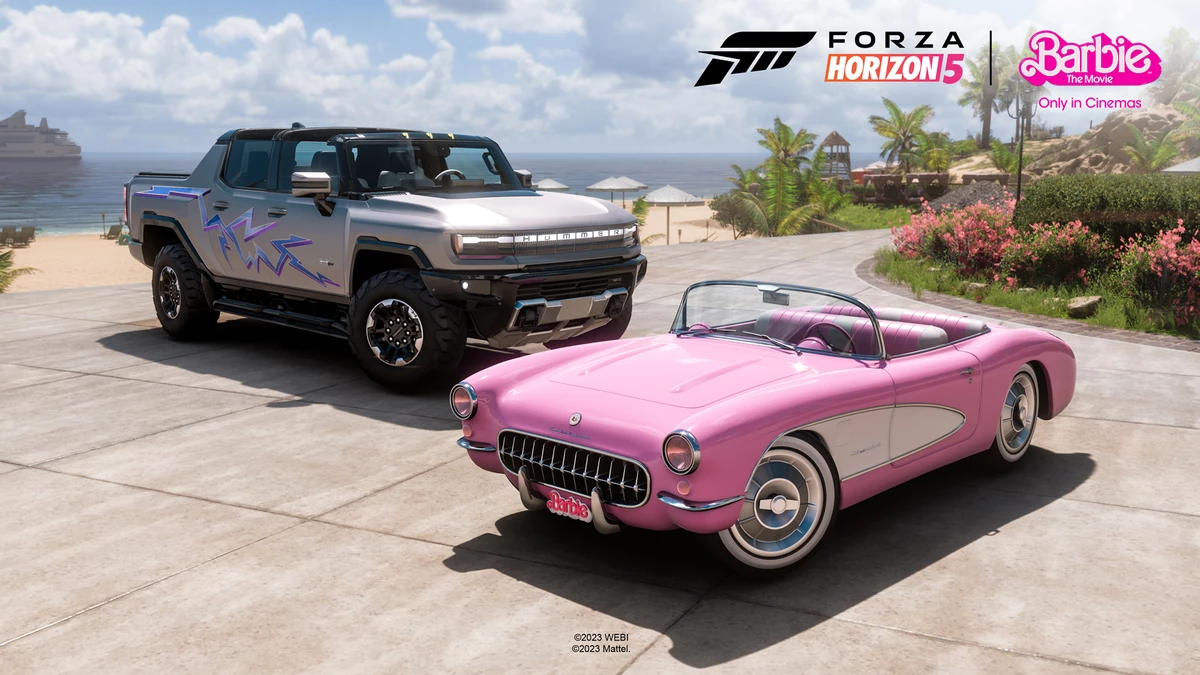 В Forza Horizon 5 добавили автомобили из «Барби»