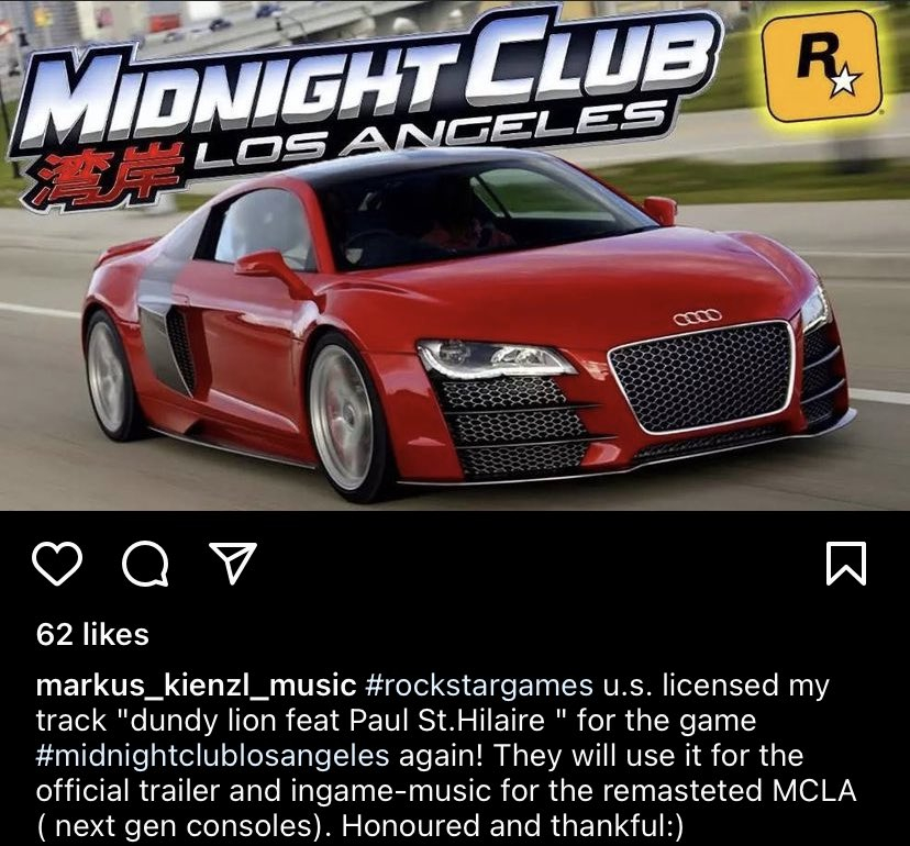 Rockstar Games может разрабатывать ремейк Midnight Club: Los Angeles