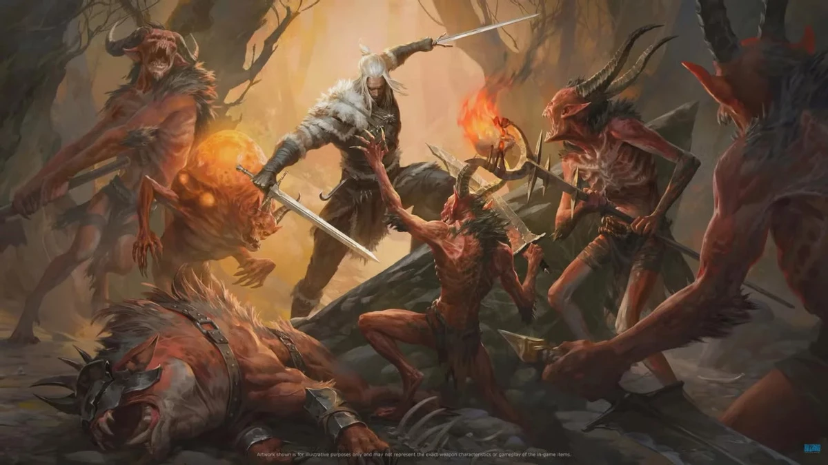 Геральт-варвар в Diablo 4 — это да, но вот в обратную сторону стрелочка не поворачивается Геральт-варвар в Diablo 4 — это да, но вот в обратную сторону стрелочка не поворачивается