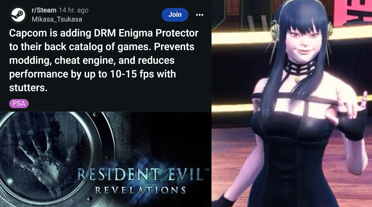Capcom удалила новую DRM-защиту из Resident Evil Revelations