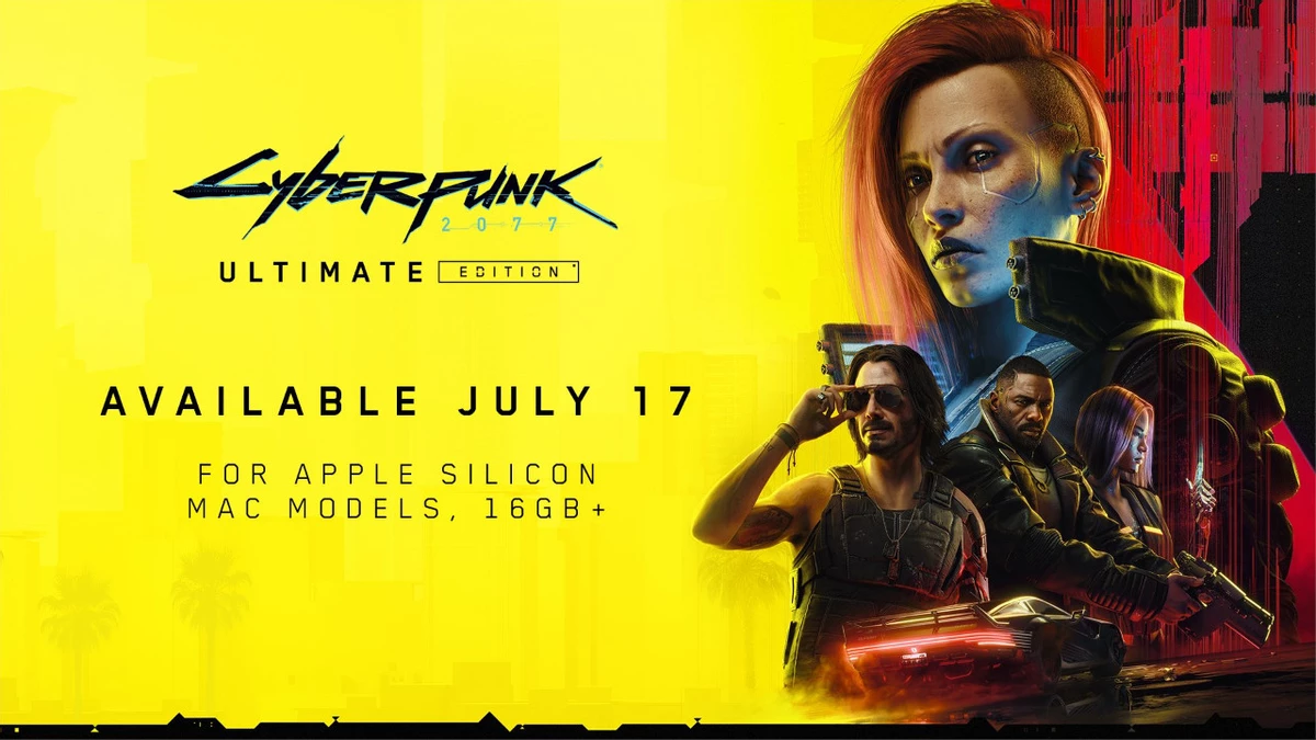 Cyberpunk 2077 выйдет на Mac от Apple уже 17 июля вместе с патчем 2.3 Cyberpunk 2077 выйдет на Mac от Apple уже 17 июля вместе с патчем 2.3