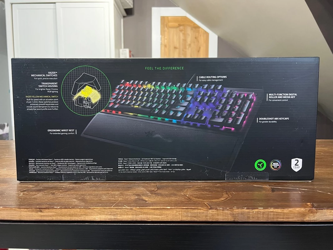 Обзор игровой клавиатуры Razer BlackWidow V3 (Yellow Switch)