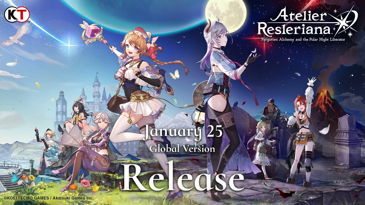 А вот и дата релиза JRPG Atelier Resleriana для ПК и мобильных