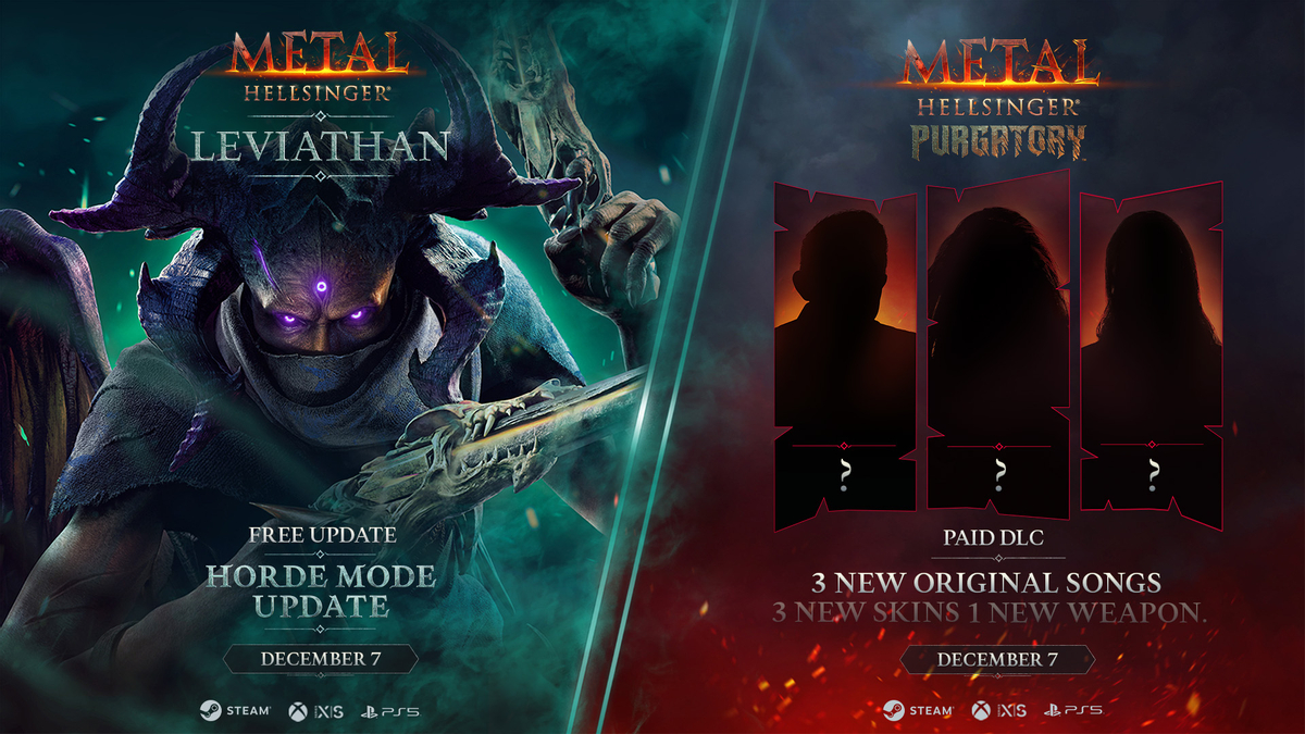 Ритм-шутер Metal: Hellsinger получит новый режим и платное дополнение 7 декабря