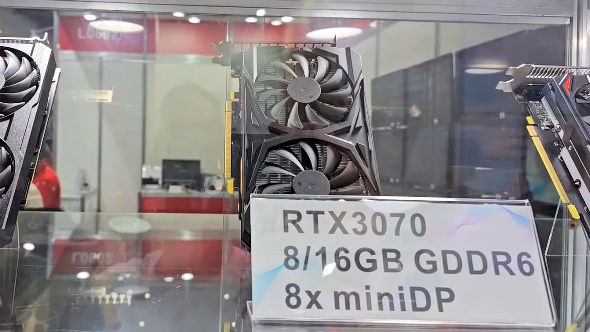 Не говорите NVIDIA, но на Computex засветились RTX 3070 с 16 Гб памяти Не говорите NVIDIA, но на Computex засветились RTX 3070 с 16 Гб памяти