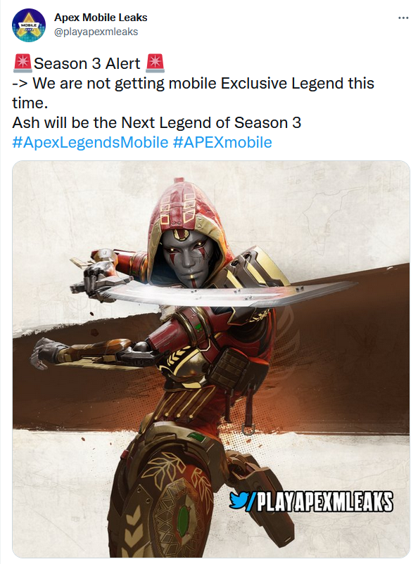 Третий сезон в Apex Legends Mobile добавит Эша и Ревенанта
