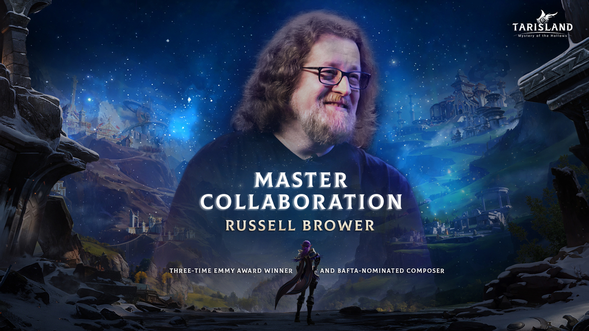 Музыку для MMORPG Tarisland пишет Рассел Брауэр — он работал с Blizzard Entertainment, Warner Bros. и The Walt Disney Company