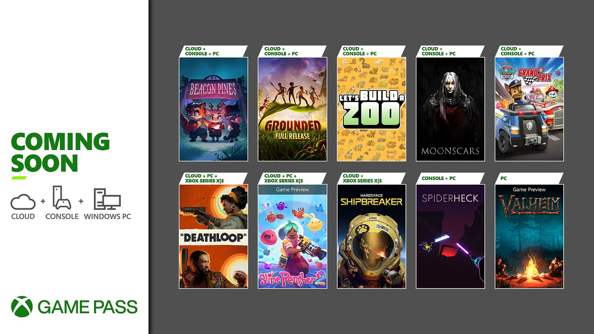Deathloop, Valheim и еще 8 игр появятся в Xbox Game Pass во второй половине сентября