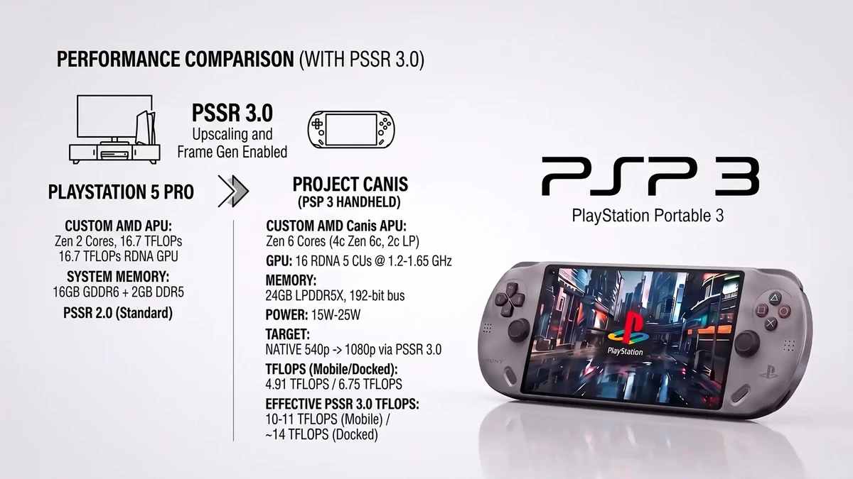 Sony's Project Canis handheld console promises incredible docking performance Sony's Project Canis handheld console promises incredible docking performance