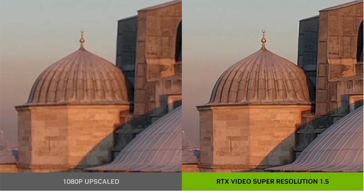 Улучшение видео через NVIDIA VSR теперь доступно и на RTX 20