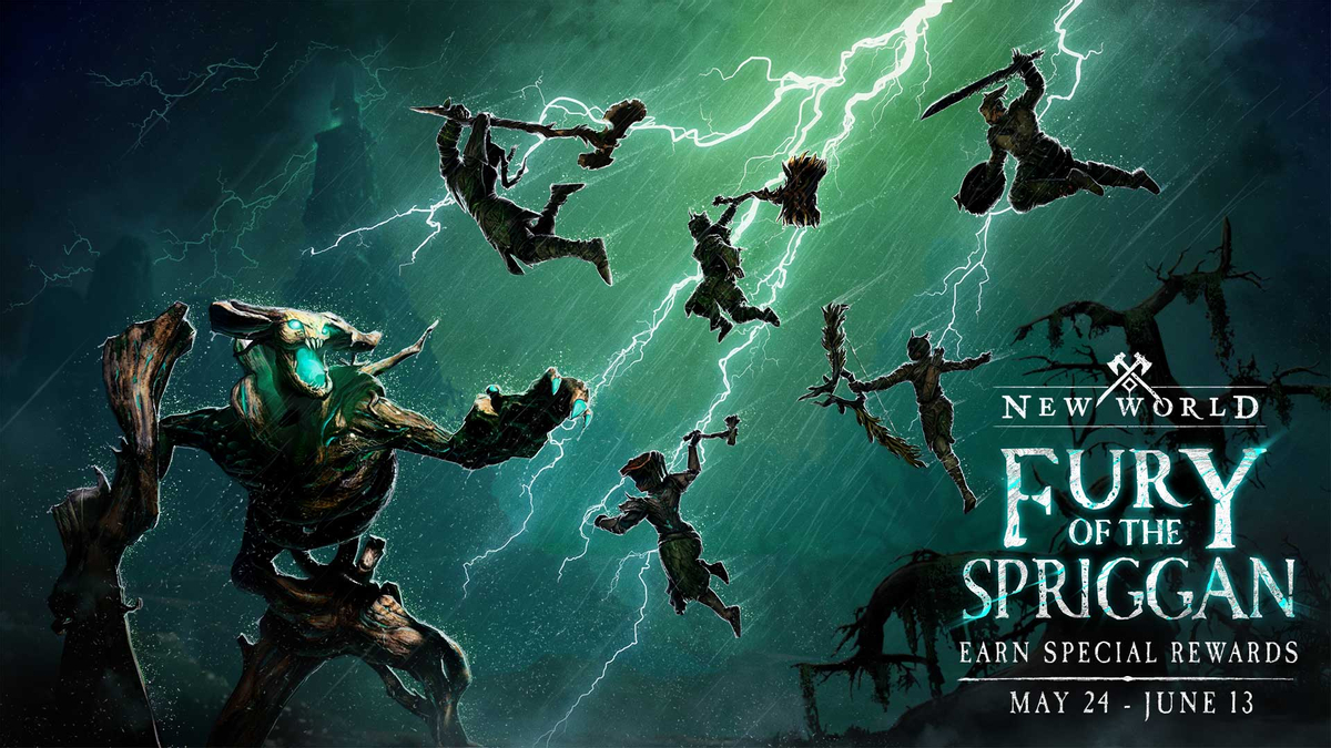 На следующей неделе в New World стартует событие Fury of the Spriggan