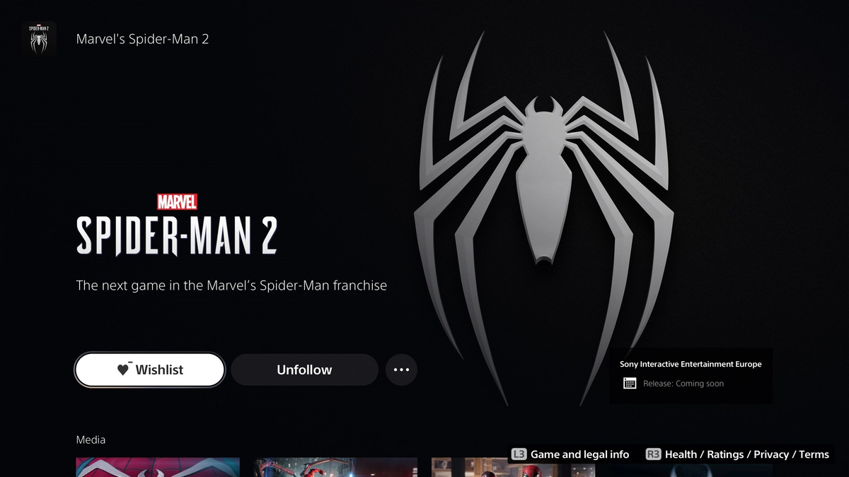 Новые детали Marvel's Spider-Man 2 могут представить 13 декабря. Страница игры появилась в PS Store
