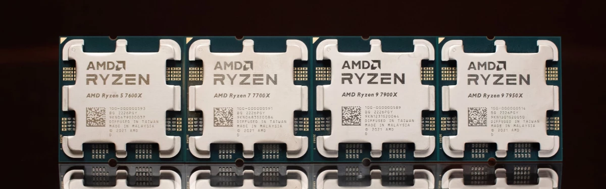 Первые бенчмарки AMD Ryzen 9 7950X и Ryzen 5 7600X Первые бенчмарки AMD Ryzen 9 7950X и Ryzen 5 7600X