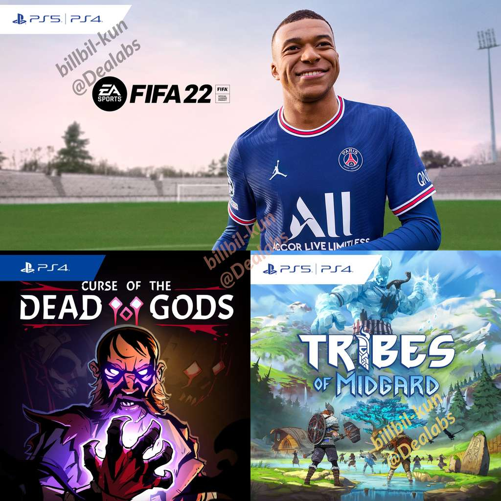 FIFA 22, Tribes of Midgard и Curse of the Dead Gods в майской подборке PS Plus