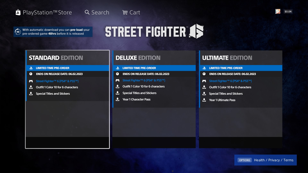 В PS Store появилась дата релиза файтинга Street Fighter 6