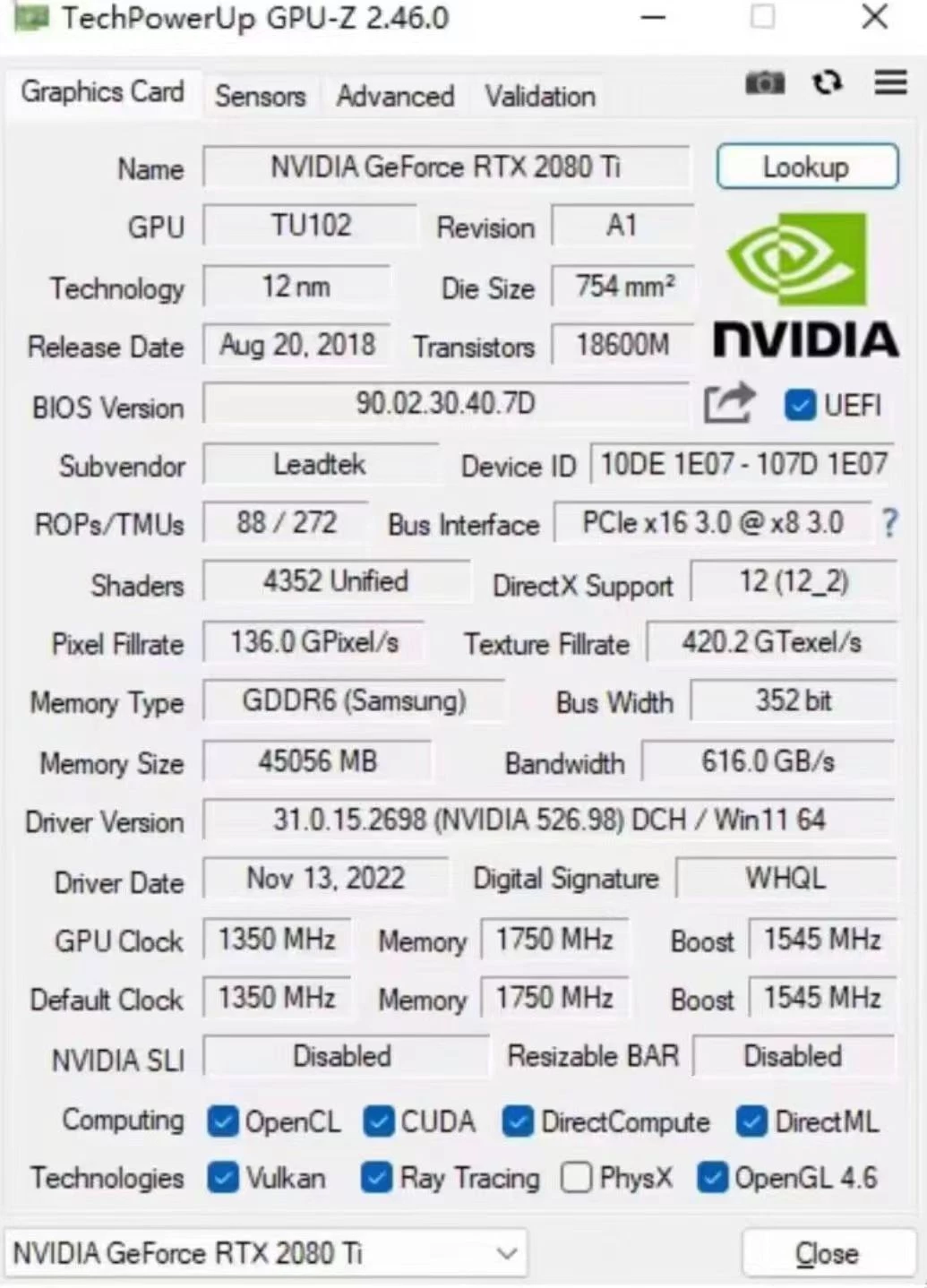 Видеопамяти много не бывает! У этой RTX 2080 Ti сразу 44 Гб