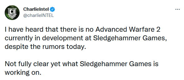 Sledgehammer Games может разрабатывать Call of Duty: Advanced Warfare 2