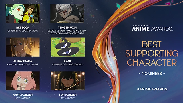 Объявлены номинанты на Crunchyroll Anime Awards