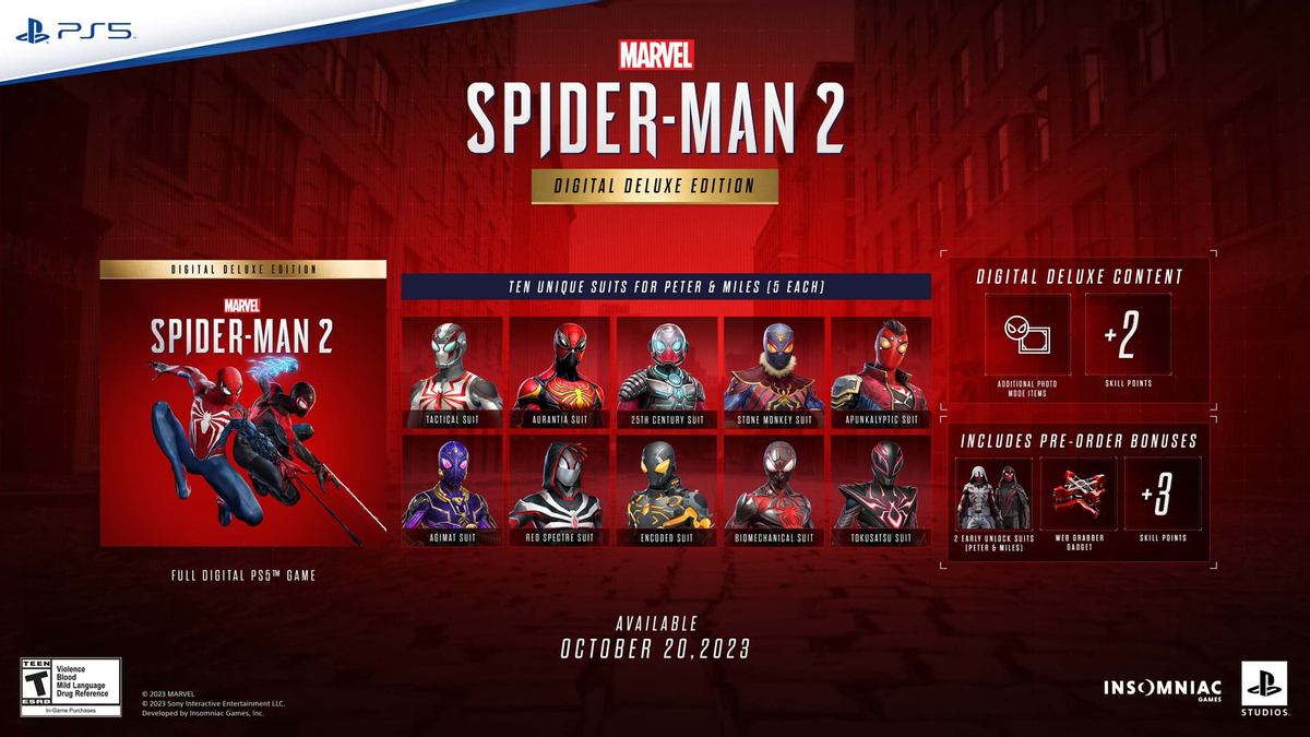 Стартовали предзаказы Marvel’s Spider-Man 2