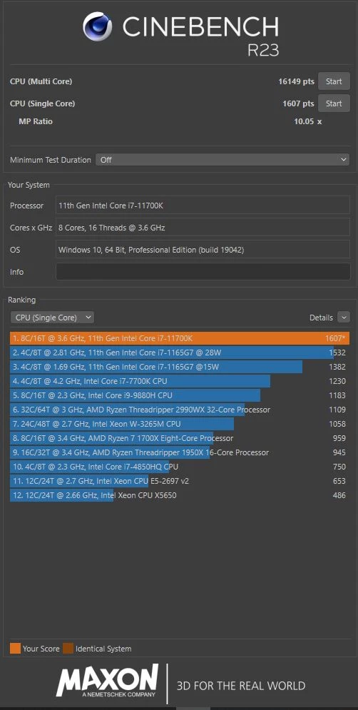 Обзор Intel Core i7-11700K ч. 2 - тестирование Intel® UHD Graphics 750, разгон, Resizable BAR