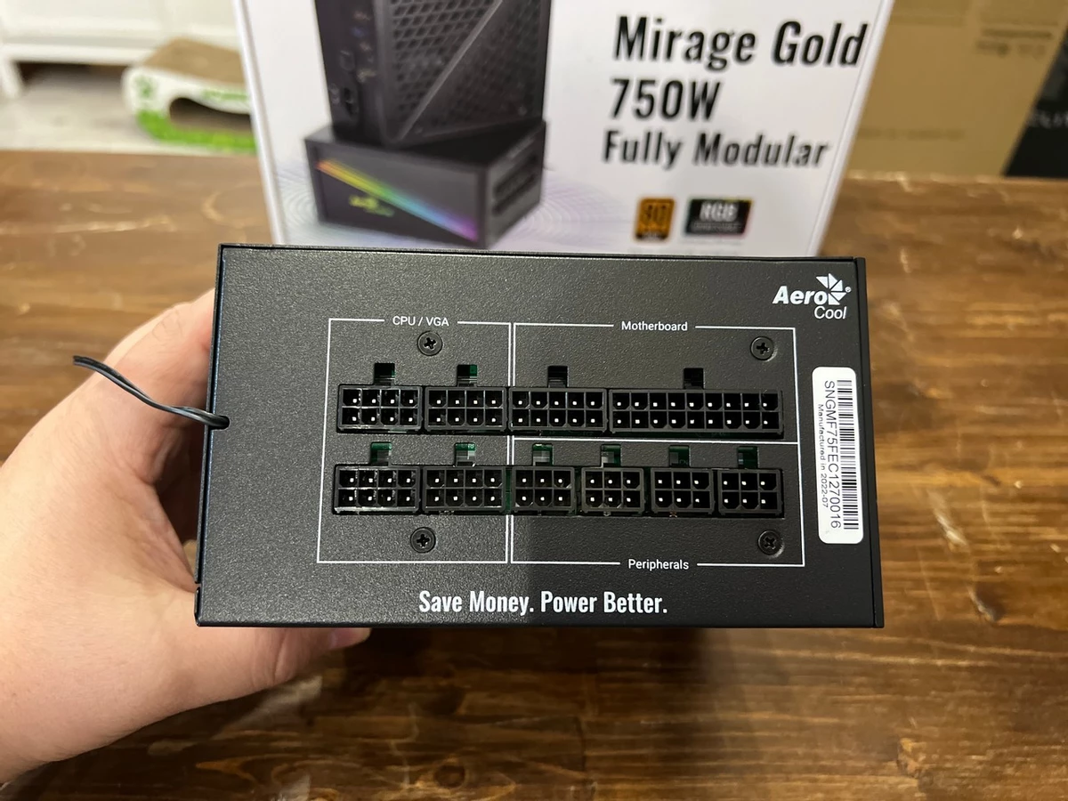 Обзор: блок питания Mirage Gold 750W с системой воздушного охлаждения Rime 4 от AeroCool