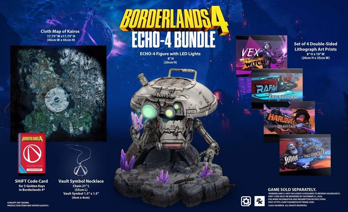 Цена Borderlands 4 — 70 баксов, но в коллекционном издании вы игру не найдете, да и о взломе не стоит мечтать из-за сразу двух систем защиты Цена Borderlands 4 — 70 баксов, но в коллекционном издании вы игру не найдете, да и о взломе не стоит мечтать из-за сразу двух систем защиты