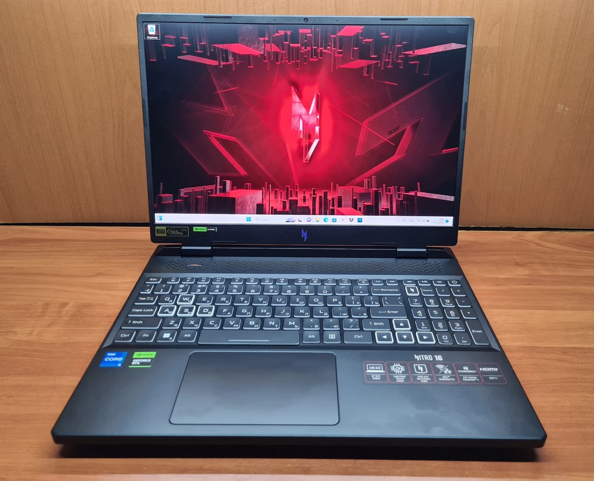 Обзор игрового ноутбука Nitro 16 от Acer с i5-13500H и RTX 4050 внутри