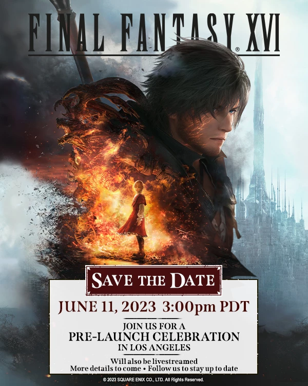Square Enix проведет мероприятие, посвященное запуску Final Fantasy XVI Square Enix проведет мероприятие, посвященное запуску Final Fantasy XVI