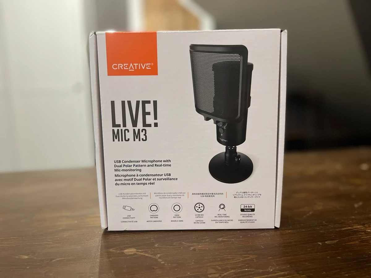 Обзор микрофона Creative Live! Mic M3