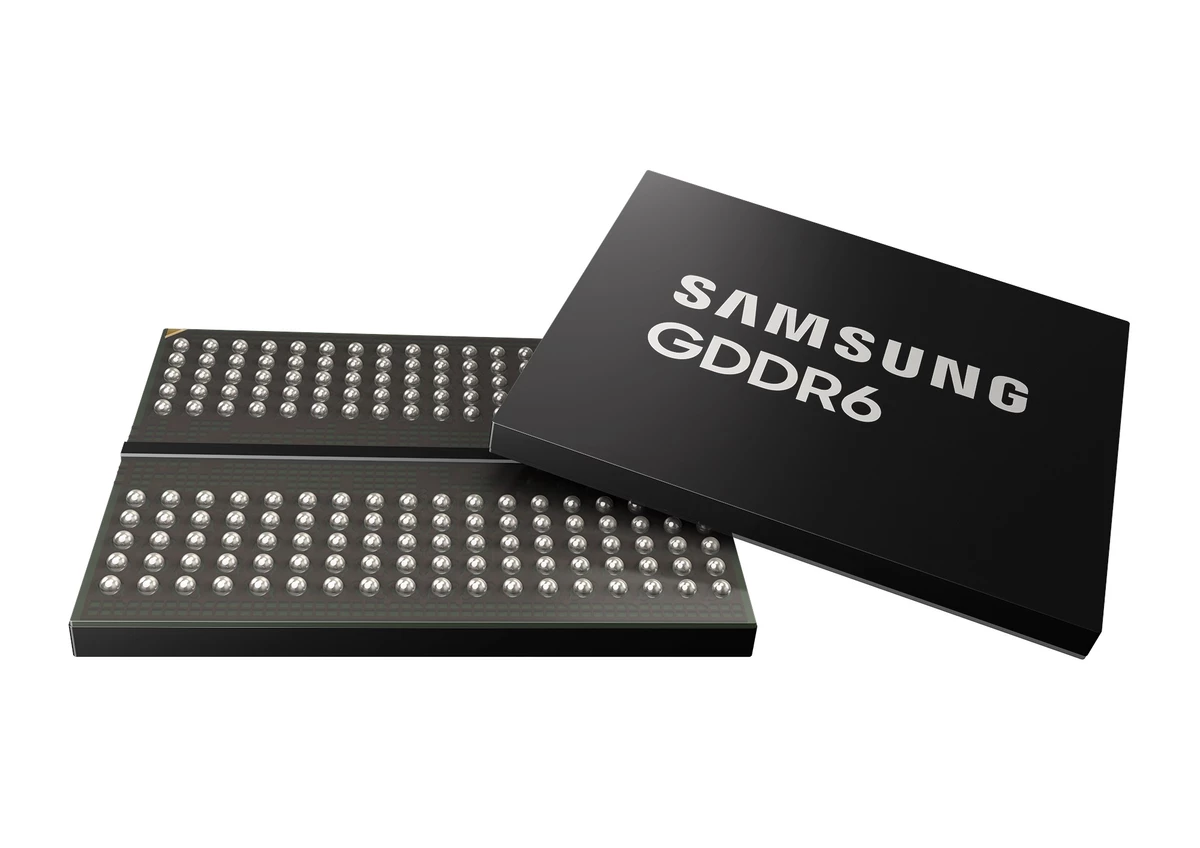 Samsung запустила производство 24-гигабитной GDDR6-памяти