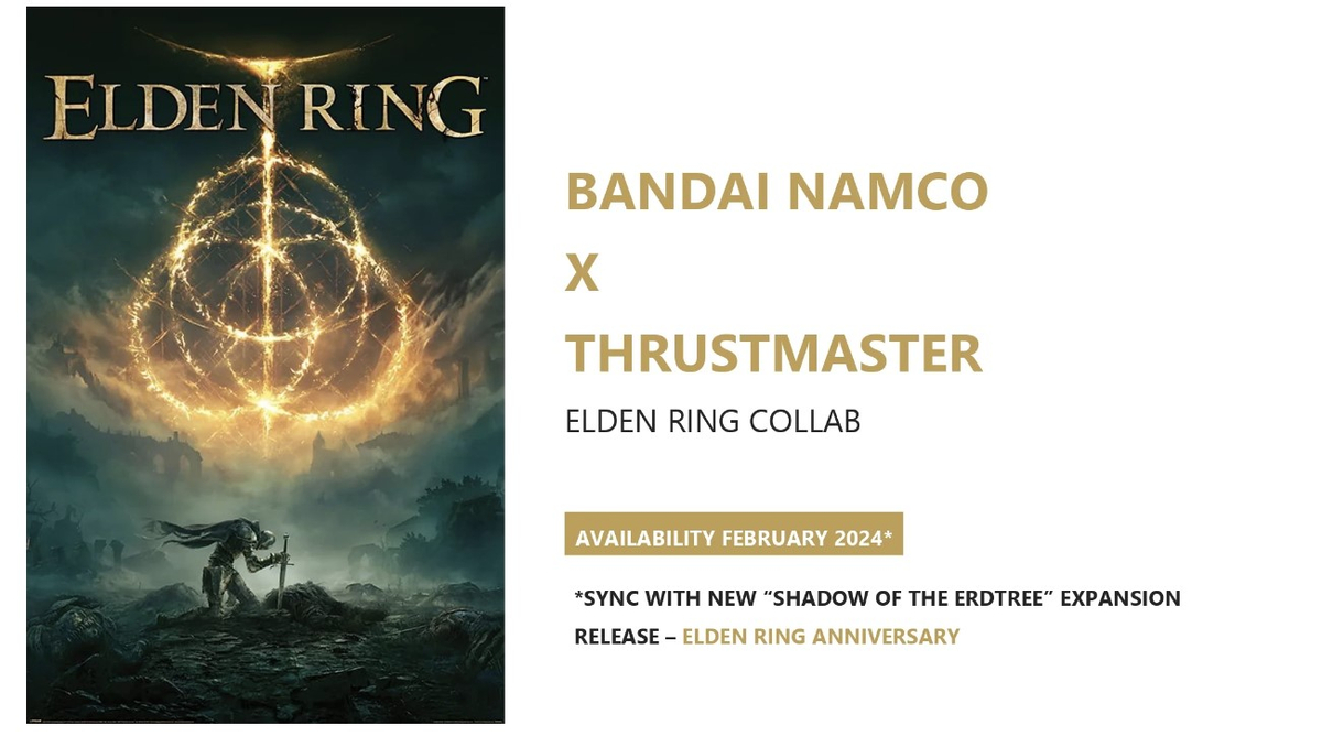 Компания Thrustmaster раскрыла дату релиза дополнения Shadow of the Erdtree для Elden Ring