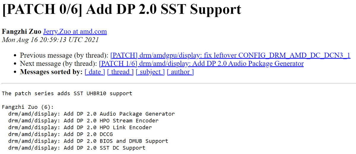 Видеокарты AMD RDNA3 будут использовать порты DisplayPort 2.0